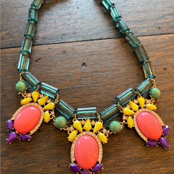 Colorful Statement Necklace - Picture 2 of 2